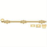 Deltana 18SB003 18SB 18" HD Surface Bolt Lifetime Polished Brass