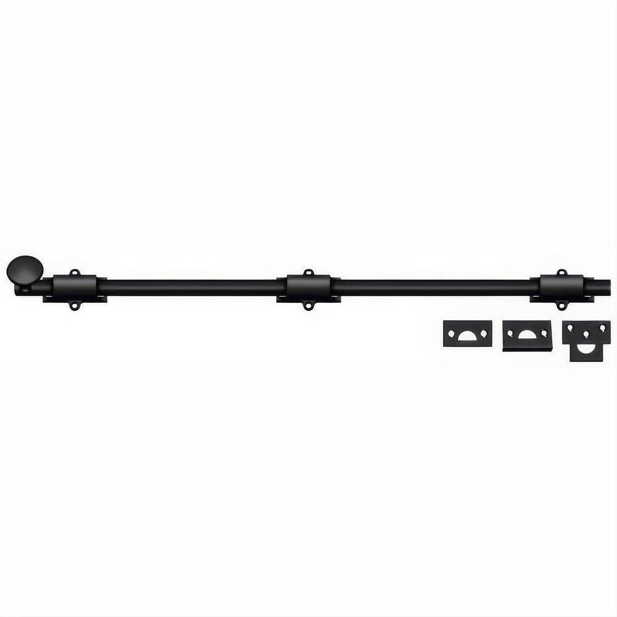 Deltana 24SB19 24SB 24" HD Surface Bolt Black