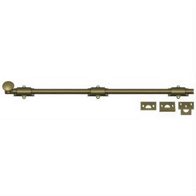 Deltana 24SB5 24SB 24" HD Surface Bolt Antique Brass
