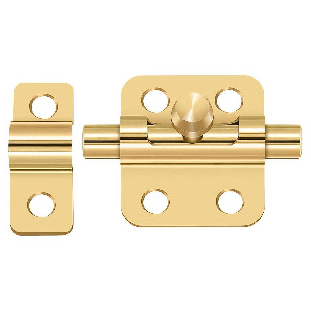 Deltana 2BBCR003 2BB 2" Barrel Bolt Lifetime Polished Brass