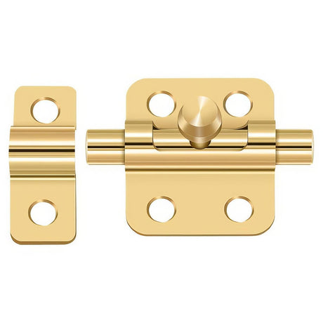 Deltana 2BBCR003 2BB 2" Barrel Bolt Lifetime Polished Brass