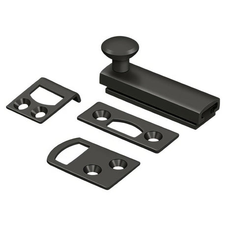 Deltana 2SBCS10B 2SBCS 2" Surface Bolt with Concealed Screw Oil Rubbed Bronze