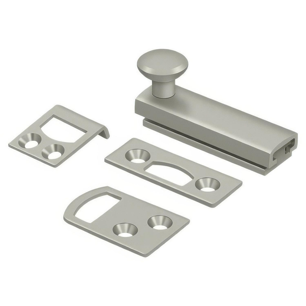 Deltana 2SBCS15 2SBCS 2" Surface Bolt with Concealed Screw Satin Nickel