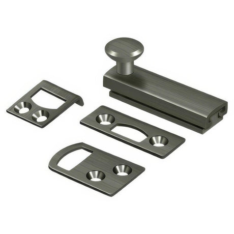 Deltana 2SBCS15A 2SBCS 2" Surface Bolt with Concealed Screw Antique Nickel