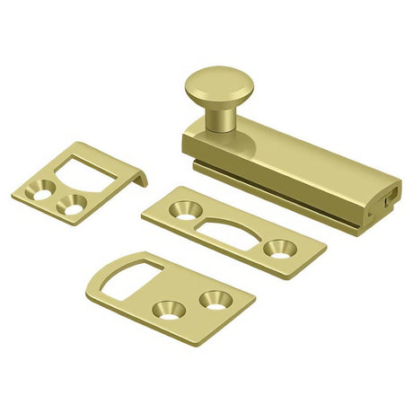 Deltana 2SBCS3 2SBCS 2" Surface Bolt with Concealed Screw Polished Brass