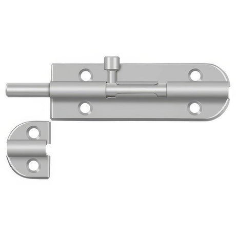 Deltana 4BB32D 4" Solid Brass Barrel Bolt - Stainless Steel