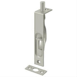 Deltana 4FBS15 4FBS 4" Square Edge HD Flush Bolt Satin Nickel