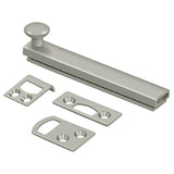 Deltana 4SBCS15 4SBCS 4" Surface Bolt with Concealed Screws Satin Nickel