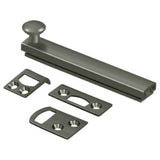 Deltana 4SBCS15A 4SBC 4" Surface Bolt with Concealed Screws Antique Nickel