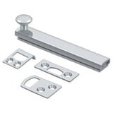 Deltana 4SBCS26 4SBCS 4" Surface Bolt with Concealed Screws Polished Chrome