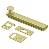 Deltana 4SBCS3 4SBCS 4" Surface Bolt with Concealed Screws Polished Brass