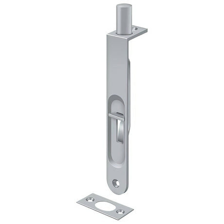 Deltana 6FBR26D brushed chrome flush bolt