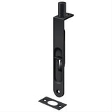 Deltana 6FBR19 6FBR 6" Round Edge HD Flush Bolt Paint Black