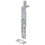 Deltana 6FBR26D 6FBR 6" Round Edge HD Flush Bolt Brushed Chrome