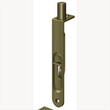 Deltana 6FBR5 6FBR 6" Round Edge HD Flush Bolt Antique Brass