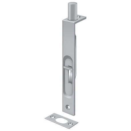 Deltana 6FBS26D satin chrome flush bolt