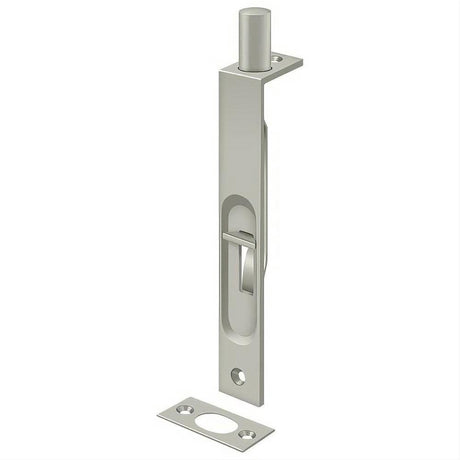 Deltana 6FBS15 6FBS 6" HD Security Bolt Flush Bolt Satin Nickel