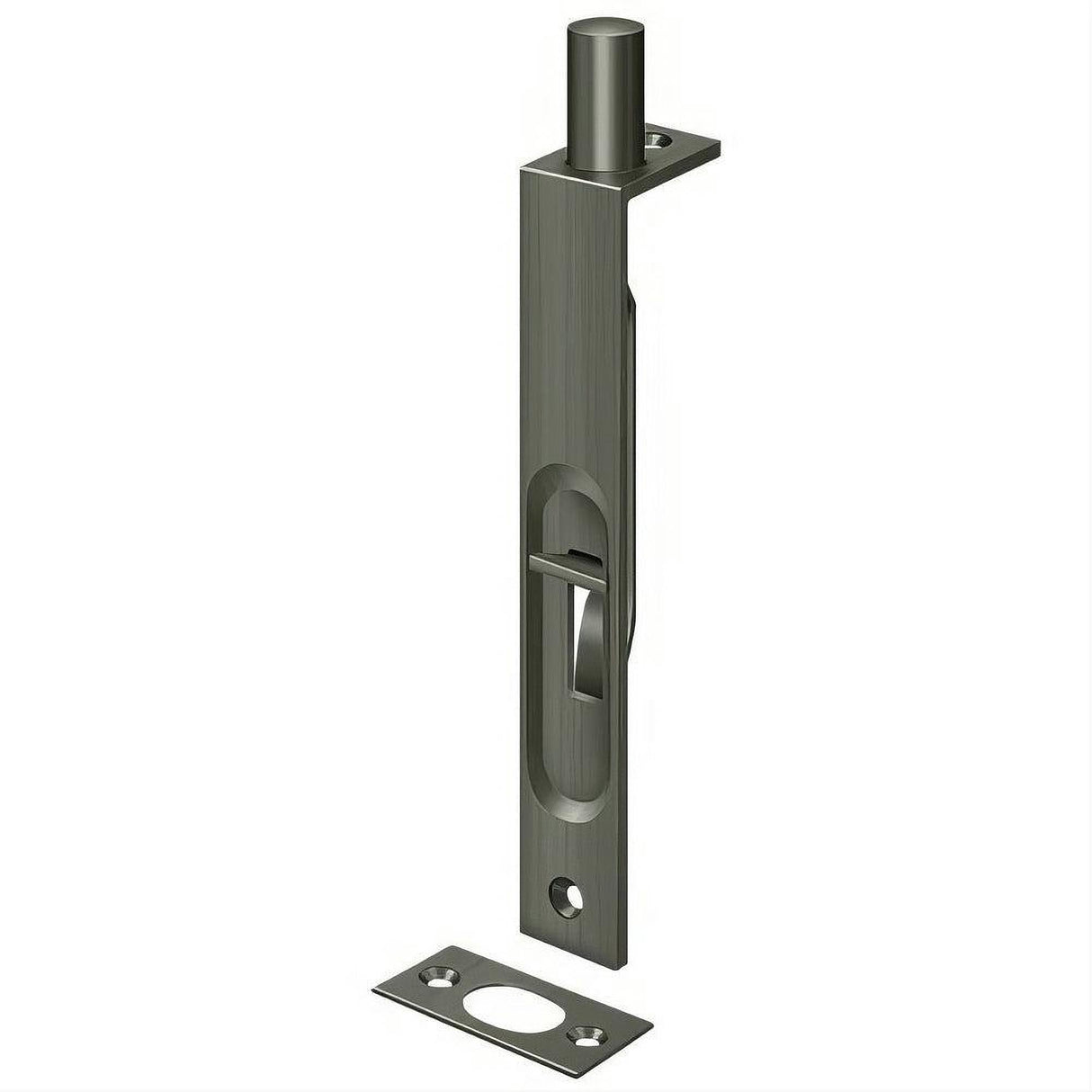 Deltana 6FBS15A 6FBS 6" HD Security Bolt Flush Bolt Antique Nickel
