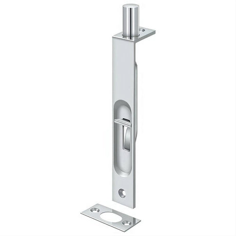 Deltana 6FBS26 6FBS 6" HD Security Bolt Flush Bolt Chrome
