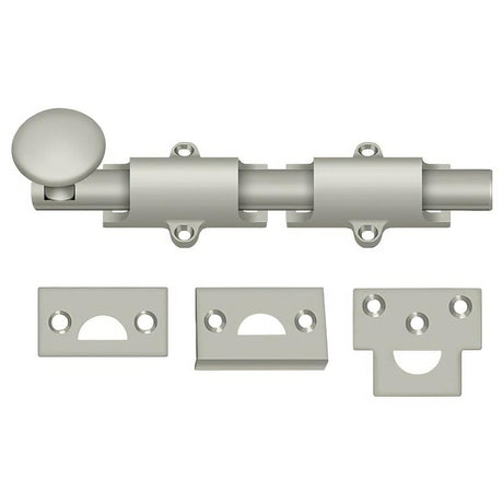 Deltana 6SB15 6SB 6" Security Surface Bolt Satin Nickel