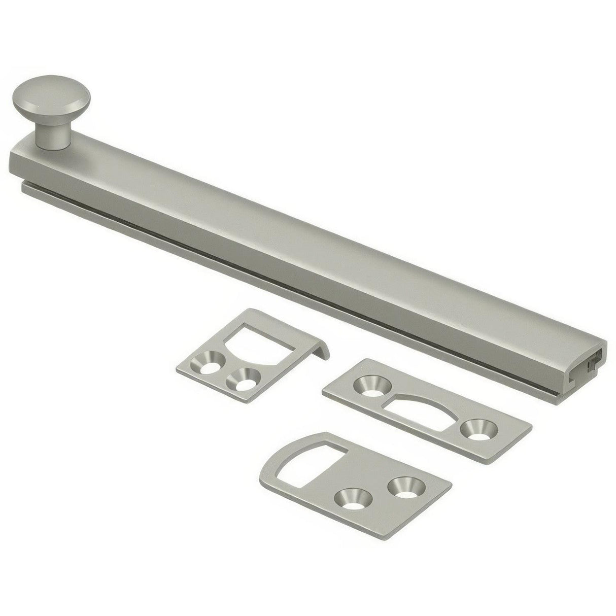 Deltana 6SBCS15 6SBCS 6" Surface Bolt with Concealed Screws Satin Nickel