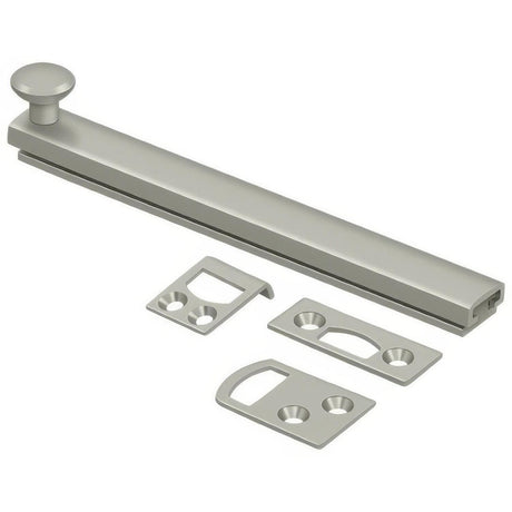 Deltana 6SBCS15 6SBCS 6" Surface Bolt with Concealed Screws Satin Nickel