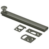 Deltana 6SBCS15A 6SBCS 6" Surface Bolt with Concealed Screws Antique Nickel