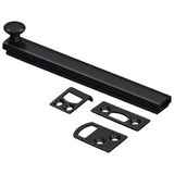 Deltana 6SBCS19 6SBCS 6" Surface Bolt with Concealed Screws Black