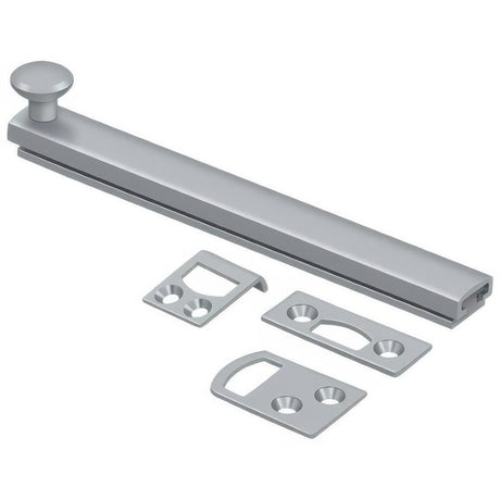 Deltana 6SBCS26D 6SBCS 6" Surface Bolt with Concealed Screws Satin Chrome