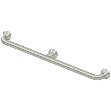 Deltana 88GB36-15 34" Grab Bar with Center Post Satin Nickel