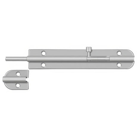 Deltana 8BB32D 8" Soild Brass Barrel Bolt in Stainless Steel
