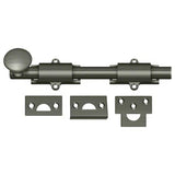Deltana 8SB15A 8SB 8" Solid Brass Surface Bolt Antique Nickel