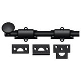 Deltana 8SB19 8SB 8" Solid Brass Surface Bolt Black