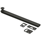 Deltana 8SBCS10B 8SBCS 8" Surface Bolt with Concealed Screws Oil Rubbed Bronze