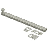 Deltana 8SBCS15 8SBCS 8" Surface Bolt with Concealed Screws Satin Nickel