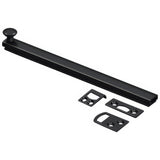 Deltana 8SBCS19 8SBCS 8" Surface Bolt with Concealed Screws Black