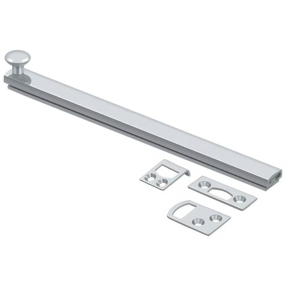 Deltana 8SBCS26 8SBCS 8" Surface Bolt with Concealed Screws Polished Chrome