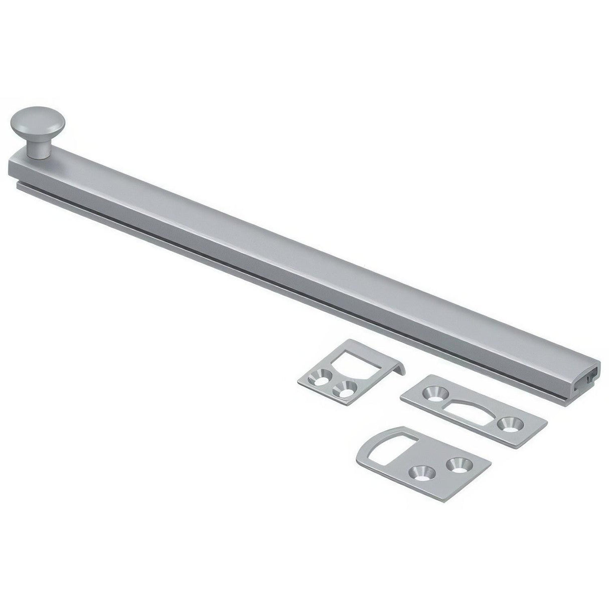 Deltana 8SBCS26D 8SBCS 8" Surface Bolt with Concealed Screws Satin Chrome
