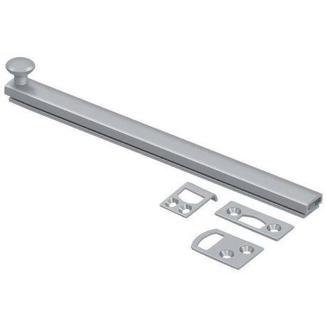 Deltana 8SBCS26D 8SBCS 8" Surface Bolt with Concealed Screws Satin Chrome