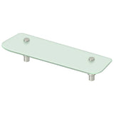 Deltana BBS1575-15 Sobe 15-3/4" Glass Shampoo Shelf Satin Nickel