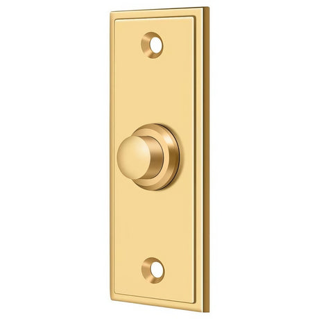 Deltana BBS333CR003 lifetime polished brass door bell
