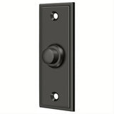 Deltana BBS333U10B BBS333 Rectangular Bell Button Oil Rubbed Bronze