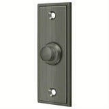 Deltana BBS333U15A BBS333 Rectangular Bell Button Antique Nickel
