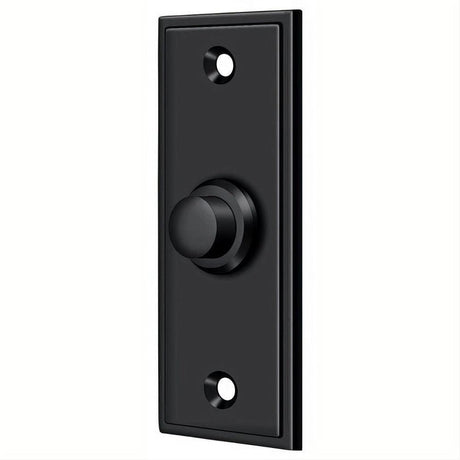 Deltana BBS333U19 BBS333 Rectangular Bell Button Paint Black