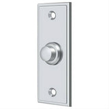 Deltana BBS333U26 BBS333 Rectangular Bell Button Chrome