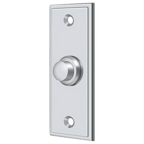 Deltana BBS333U26 BBS333 Rectangular Bell Button Chrome