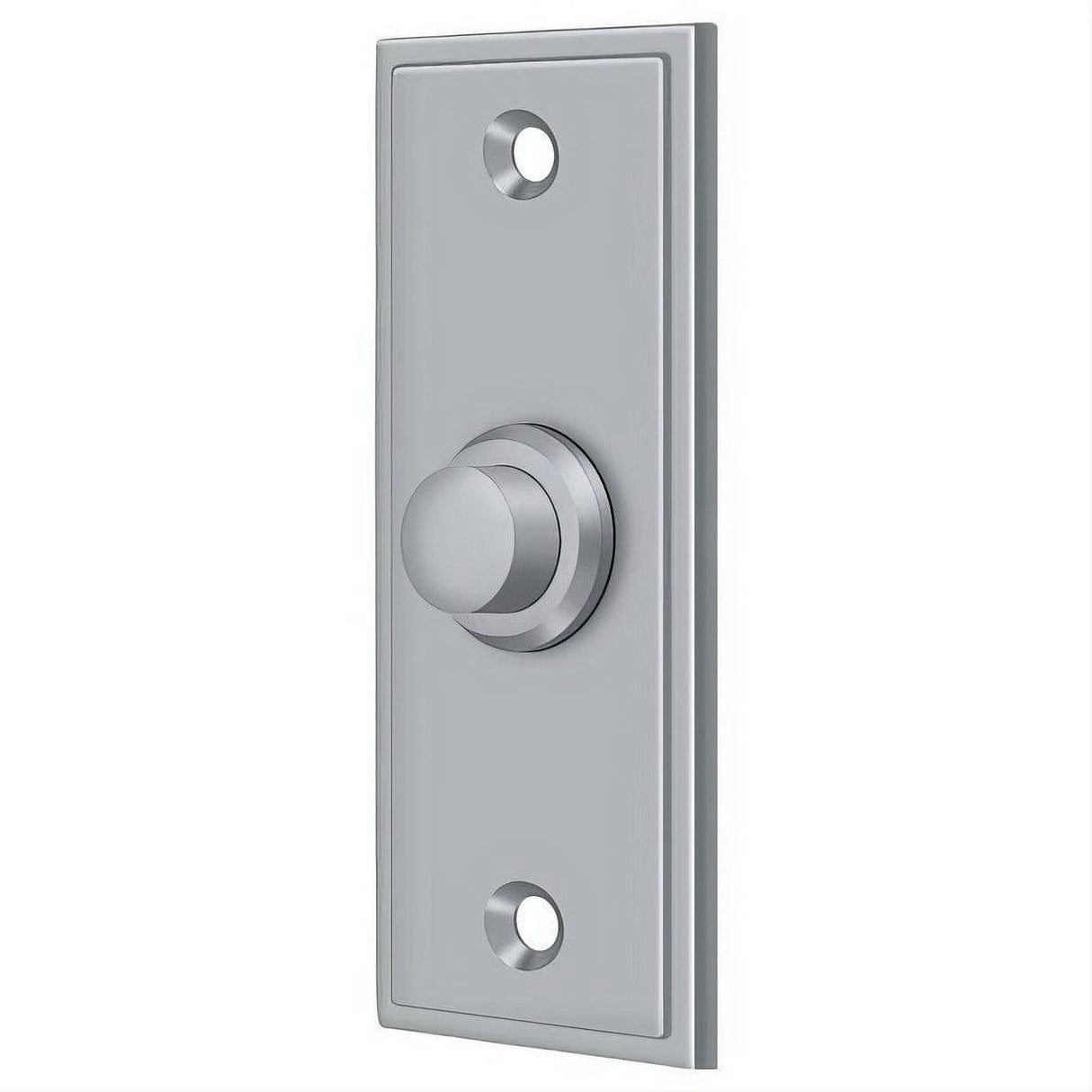 Deltana BBS333U26D BBS333 Rectangular Bell Button Brushed Chrome