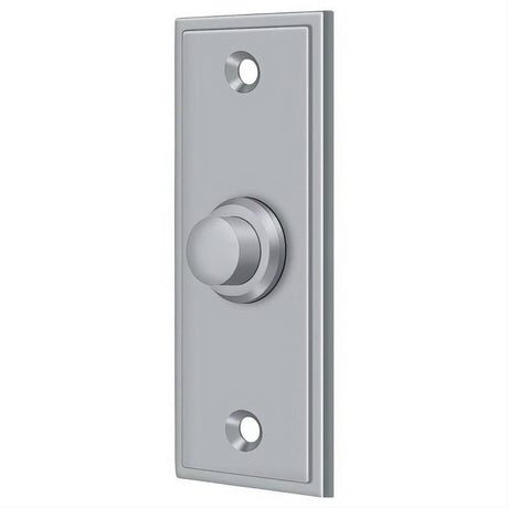 Deltana BBS333U26D BBS333 Rectangular Bell Button Brushed Chrome