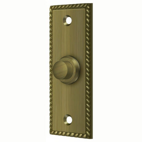 Deltana BBSR333U5 antique brass door bell
