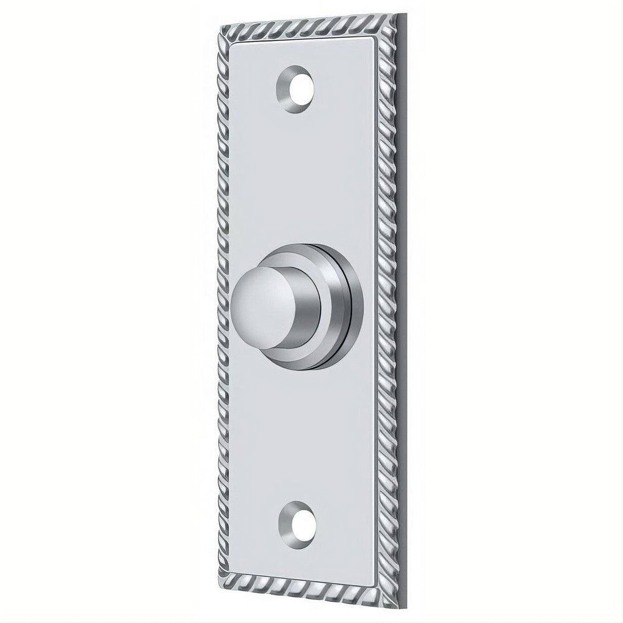 Deltana BBSR333U26 BBSR333 Rectangular Rope Bell Button Chrome